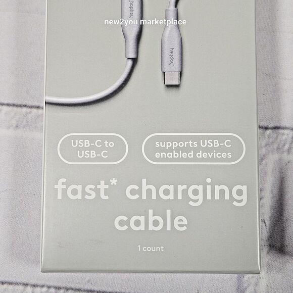 Case 24 Heyday 3 FT Fast Charging Cable Iphone/Ipad-Samsung USB-C To USB-C, Gray - Picture 6 of 9